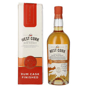 West Cork Irish Whiskey Rum Cask Finished 43% Vol. 0,7l in Geschenkbox