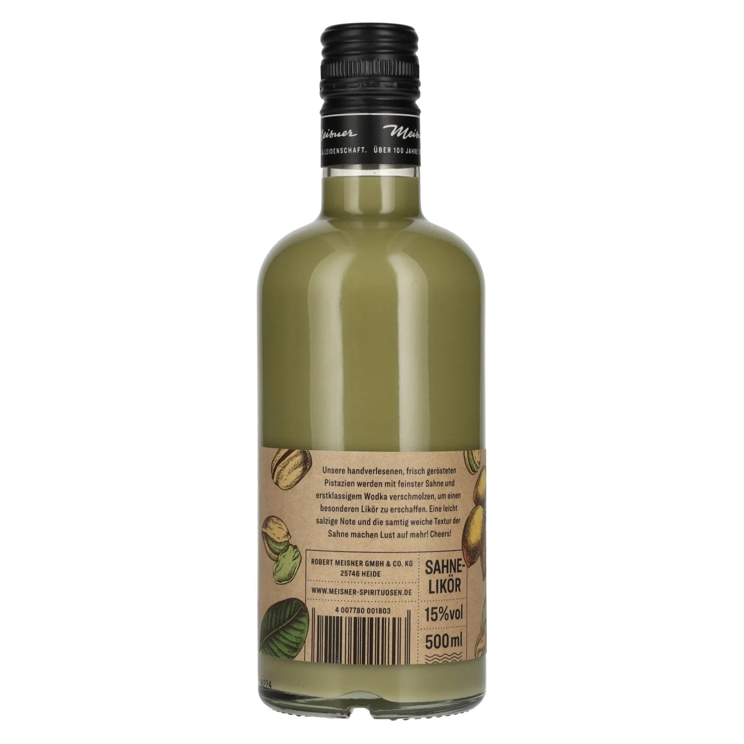 Meisner Pistache Liqueur de crème 15% vol. 0,5l