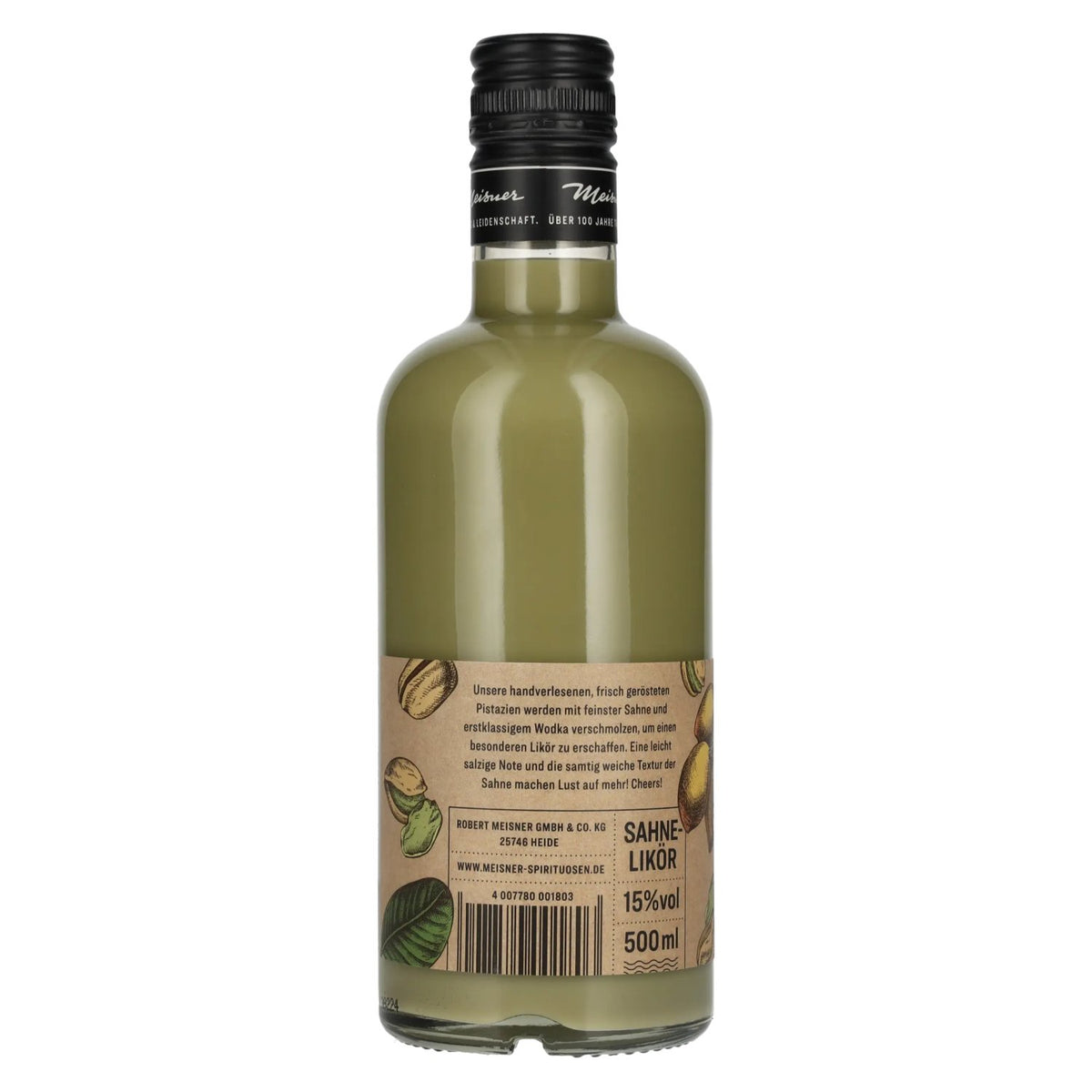 Meisner Pistazien Sahnelikör 15% Vol. 0,5l