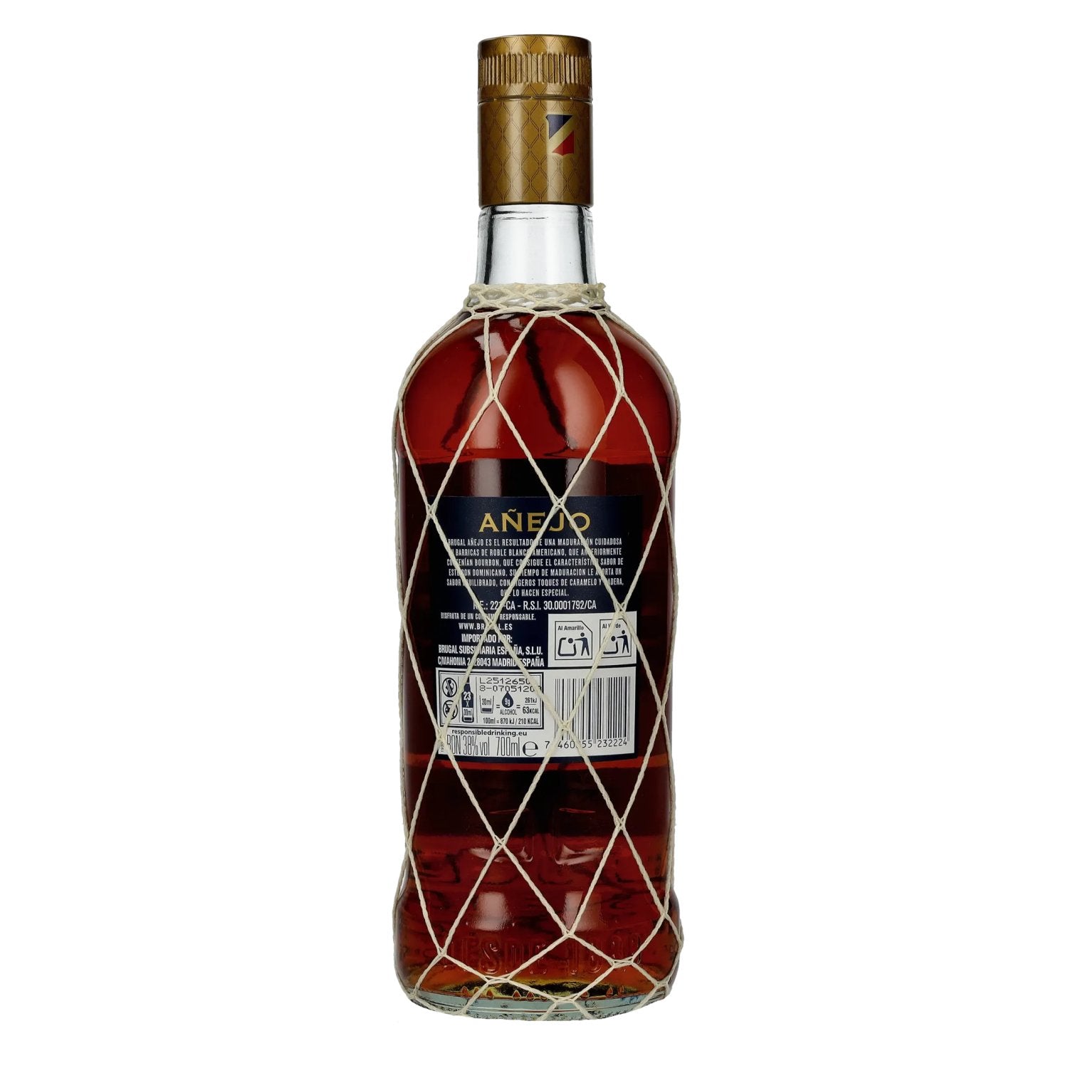 Brugal AÑEJO Roner Dominicano 38% Vol. 0,7l