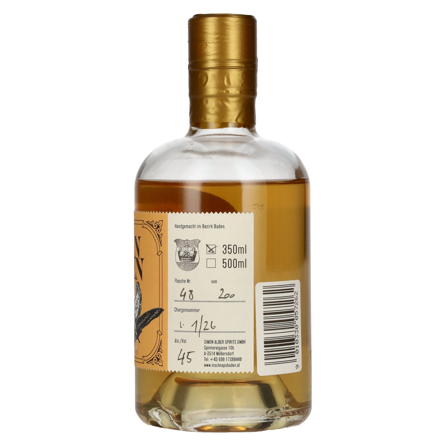 In Gin Baden Réserve 45% Vol. 0,35l