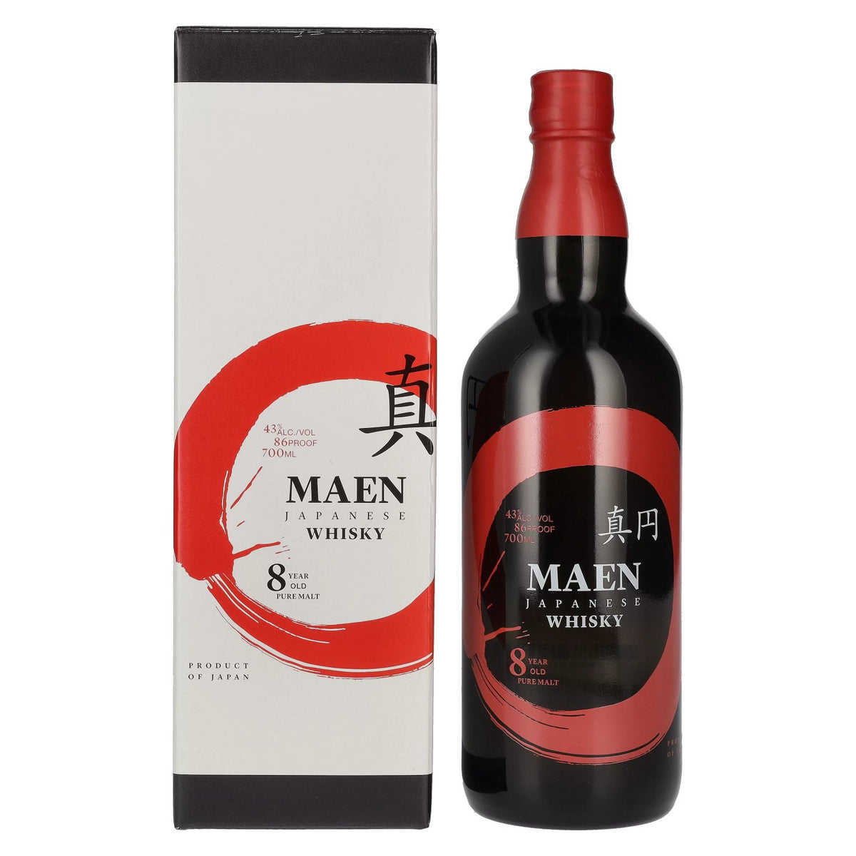 Maen The Perfect Circle 8 Years Old Whisky 43% Vol. 0,7l en boîte cadeau