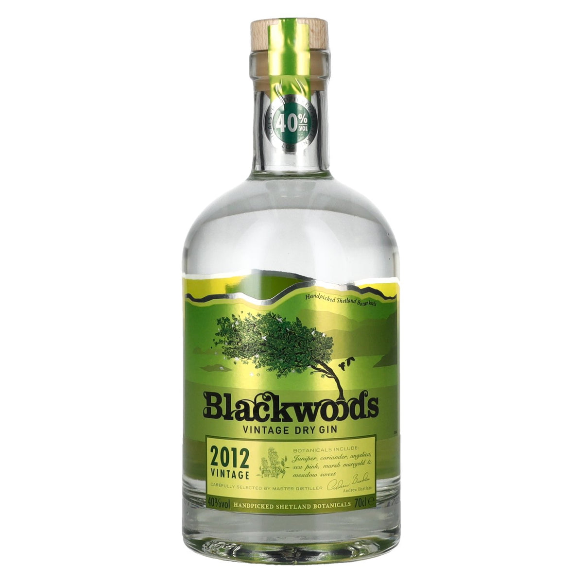 Blackwoods Vintage Dry Gin 2012 40% vol. 0,7l