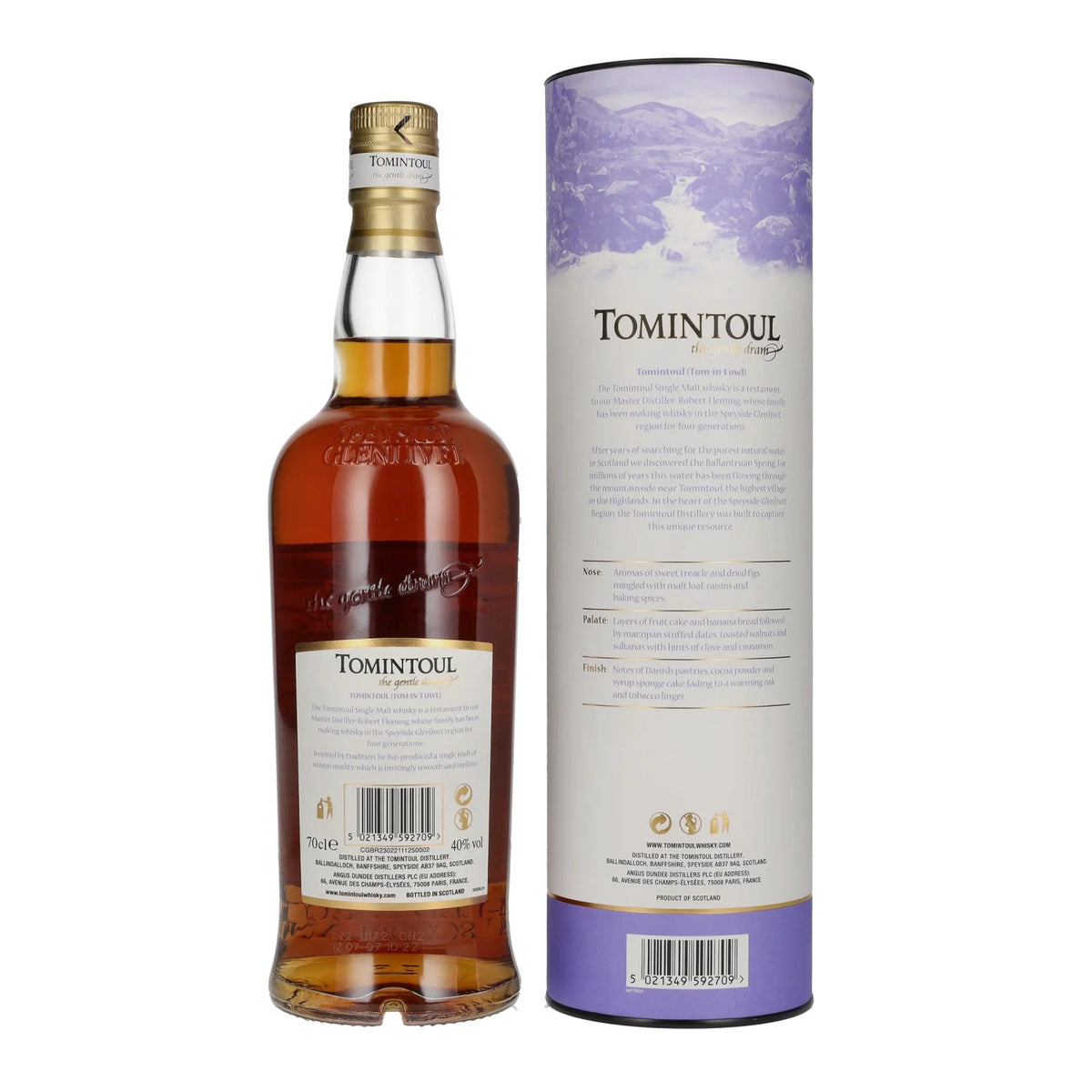 Tomintoul Small Batch Pedro Ximénez Sherry Cask Finish 40% Vol. 0,7l in Geschenkbox