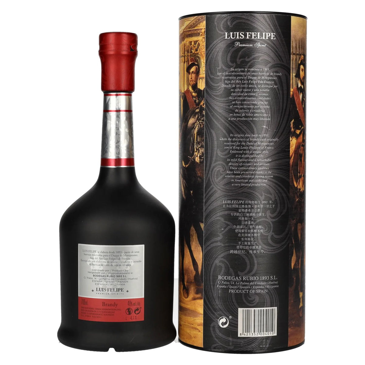 Luis Felipe Premium Brandy 40% Vol. 0,7l in Geschenkbox