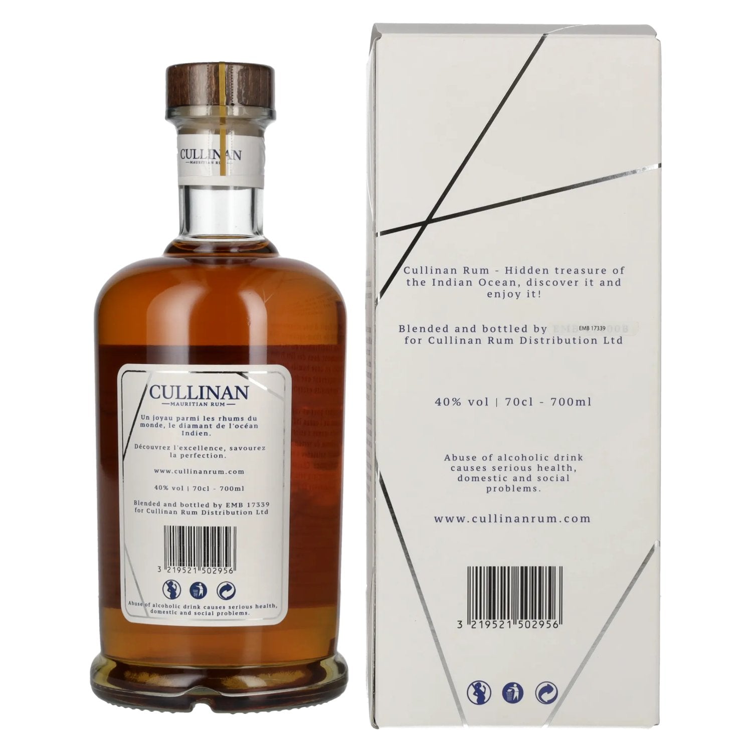 CULLINAN 7 Years Old Mauritian Rum Batch VII 40% Vol. 0,7l in gift box