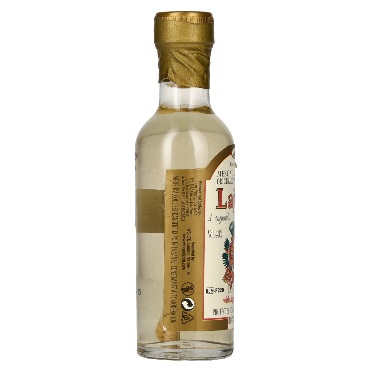 Lajita Mezcal Oaxaqueño with Agave Worm 40% Vol. 0,05l