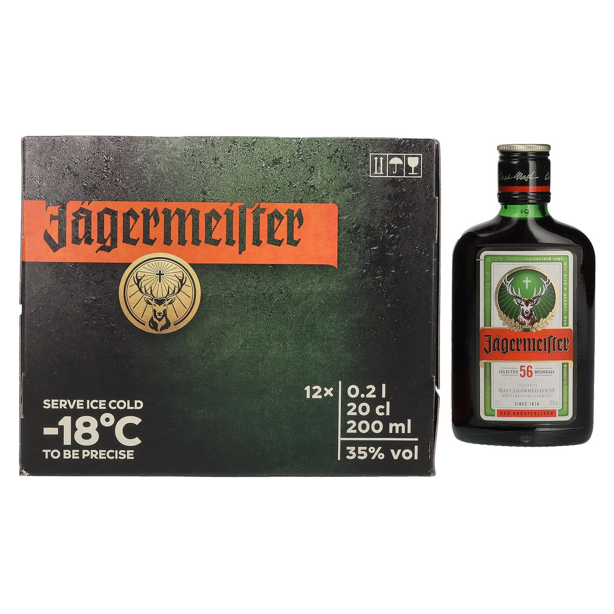 Jägermeister 35% vol. 12x0,2l