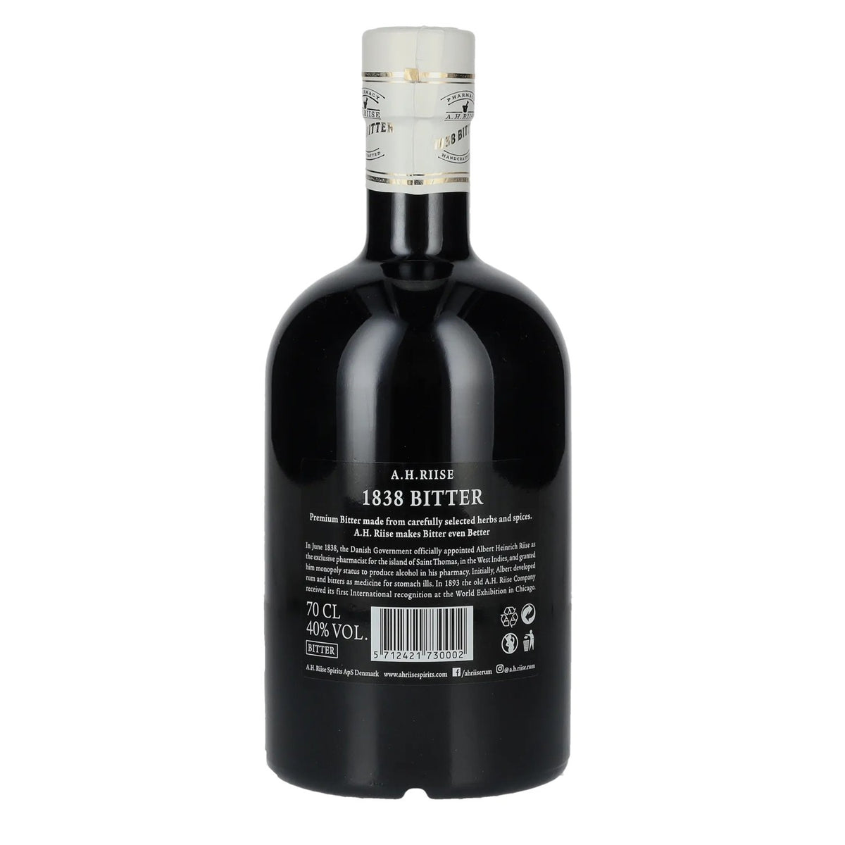 A.H. Riise Pharmacy 1838 BITTER 40% Vol. 0,7l