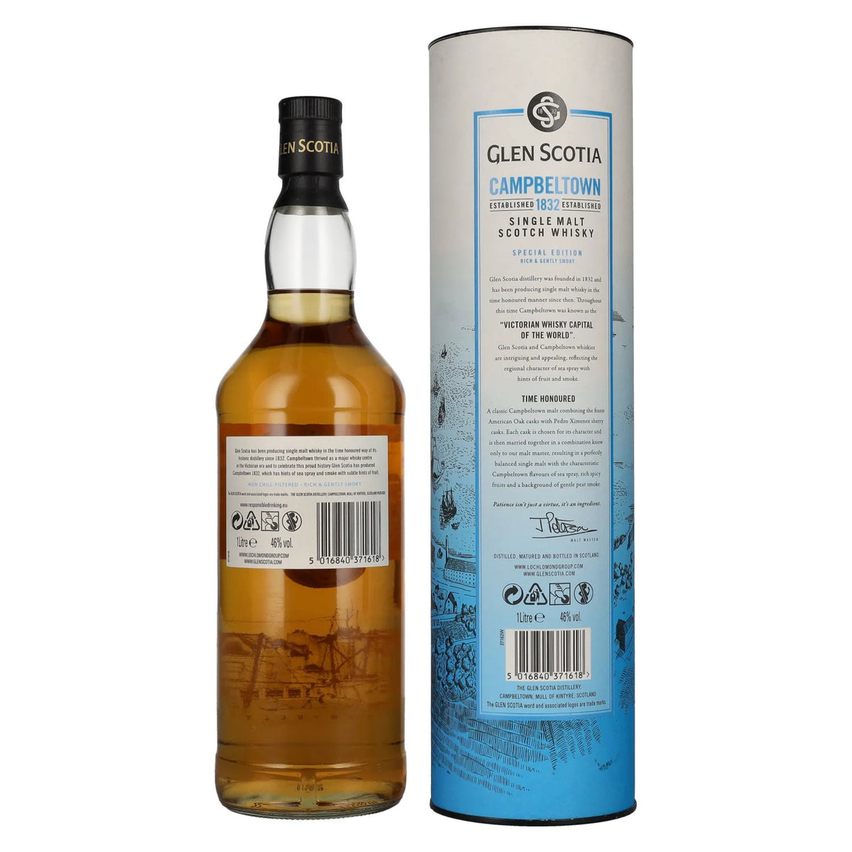 Glen Scotia Campbeltown 1832 Single Malt 46% Vol. 1l in Geschenkbox