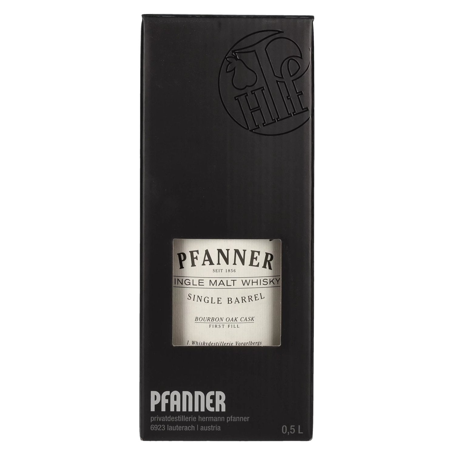 Pfanner Bourbon Oak Cask Single Malt Whisky 56,4% vol. 0,5l en boîte cadeau