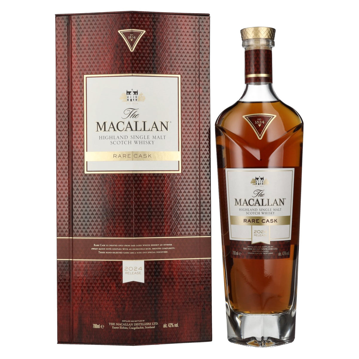 The Macallan Rare Cask Release 2024 43% Vol. 0,7l in gift box