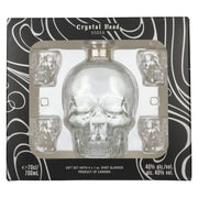 Crystal Head Vodka 40% Vol. 0,7l in gift box with 4 shot glasses
