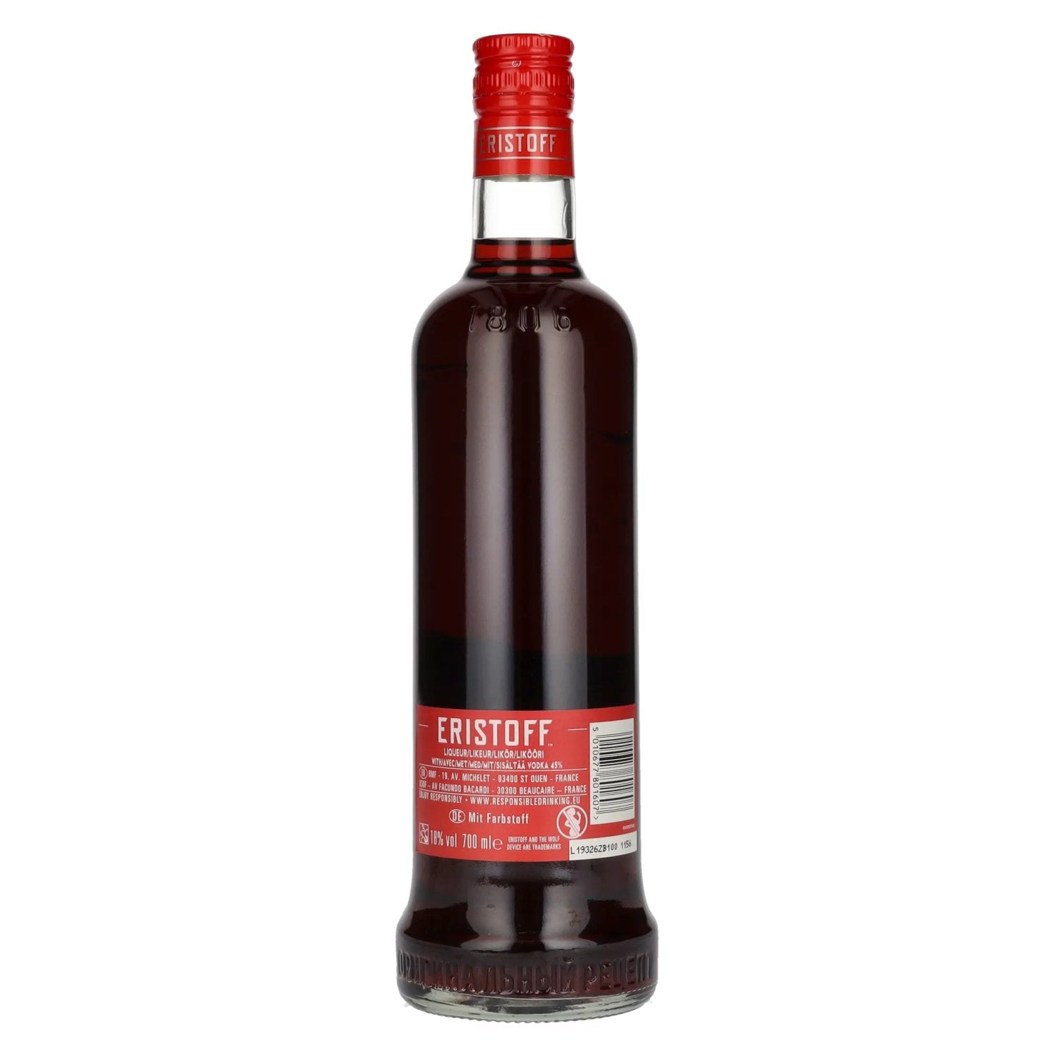 Eristoff Red Sloe Berry 18% Vol. 0,7l