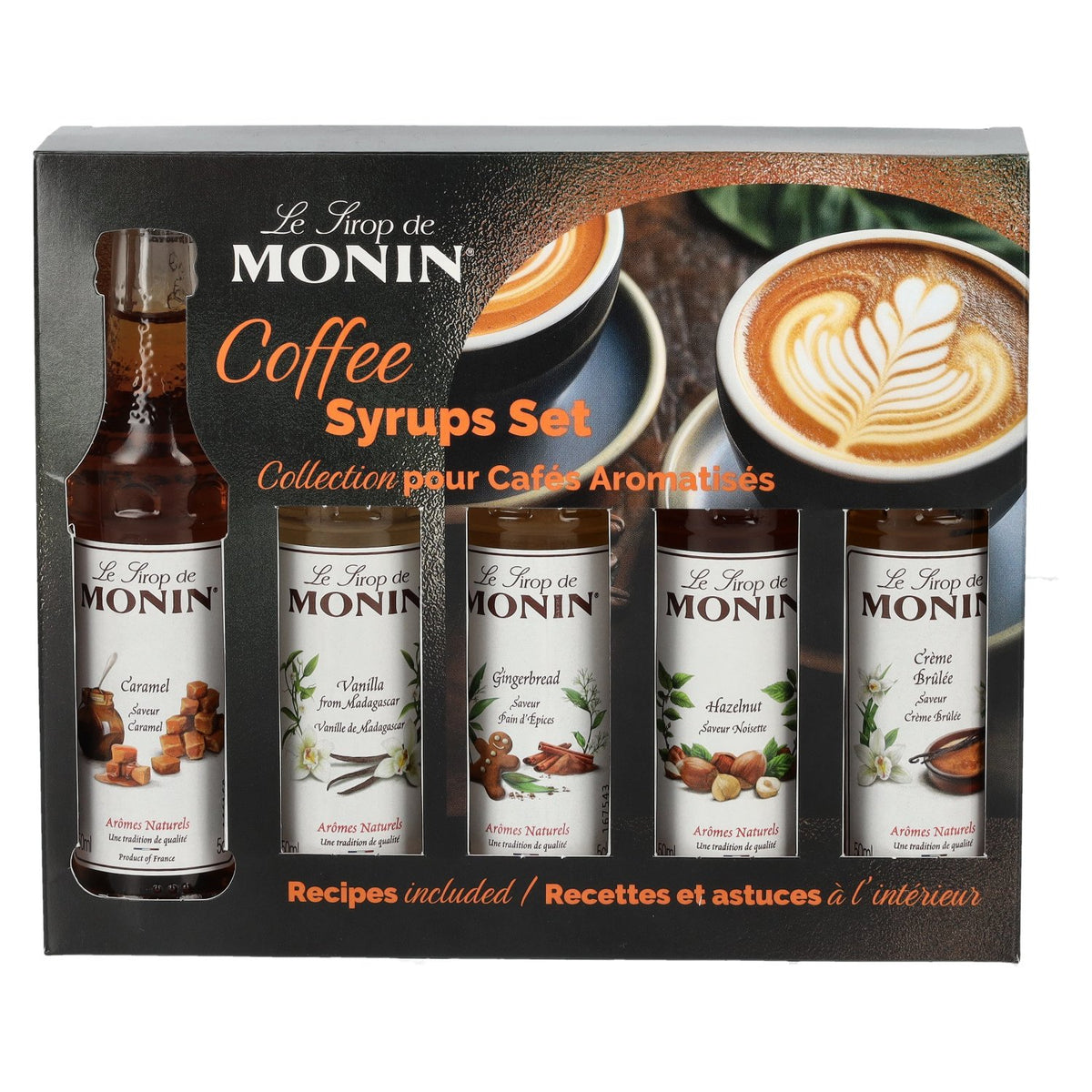 Le Sirop de Monin COFFEE SYRUPS SET 5x0.05l