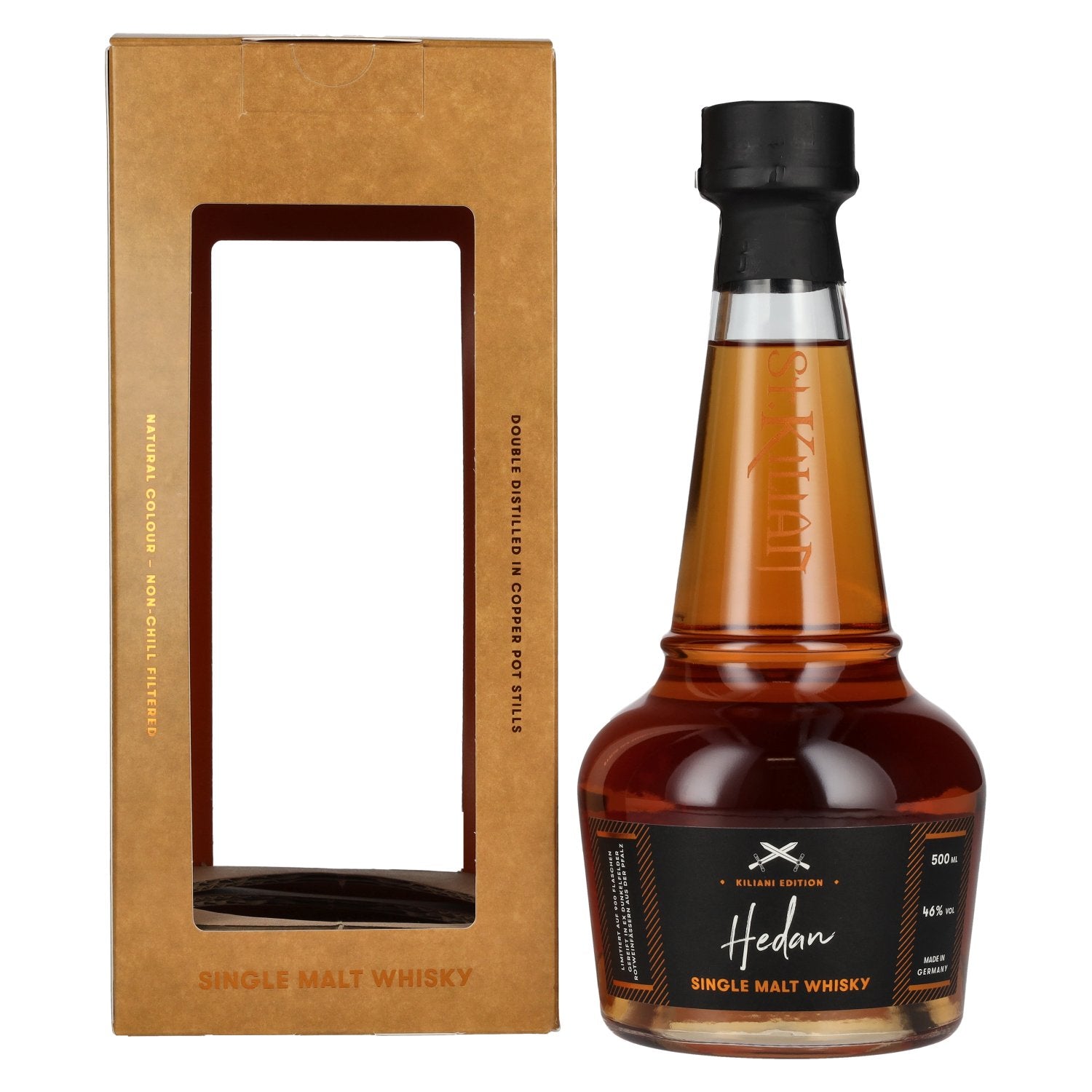 St. Kilian Kiliani Edition HEDAN Single Malt Whisky 46% Vol. 0,5l in Geschenkbox