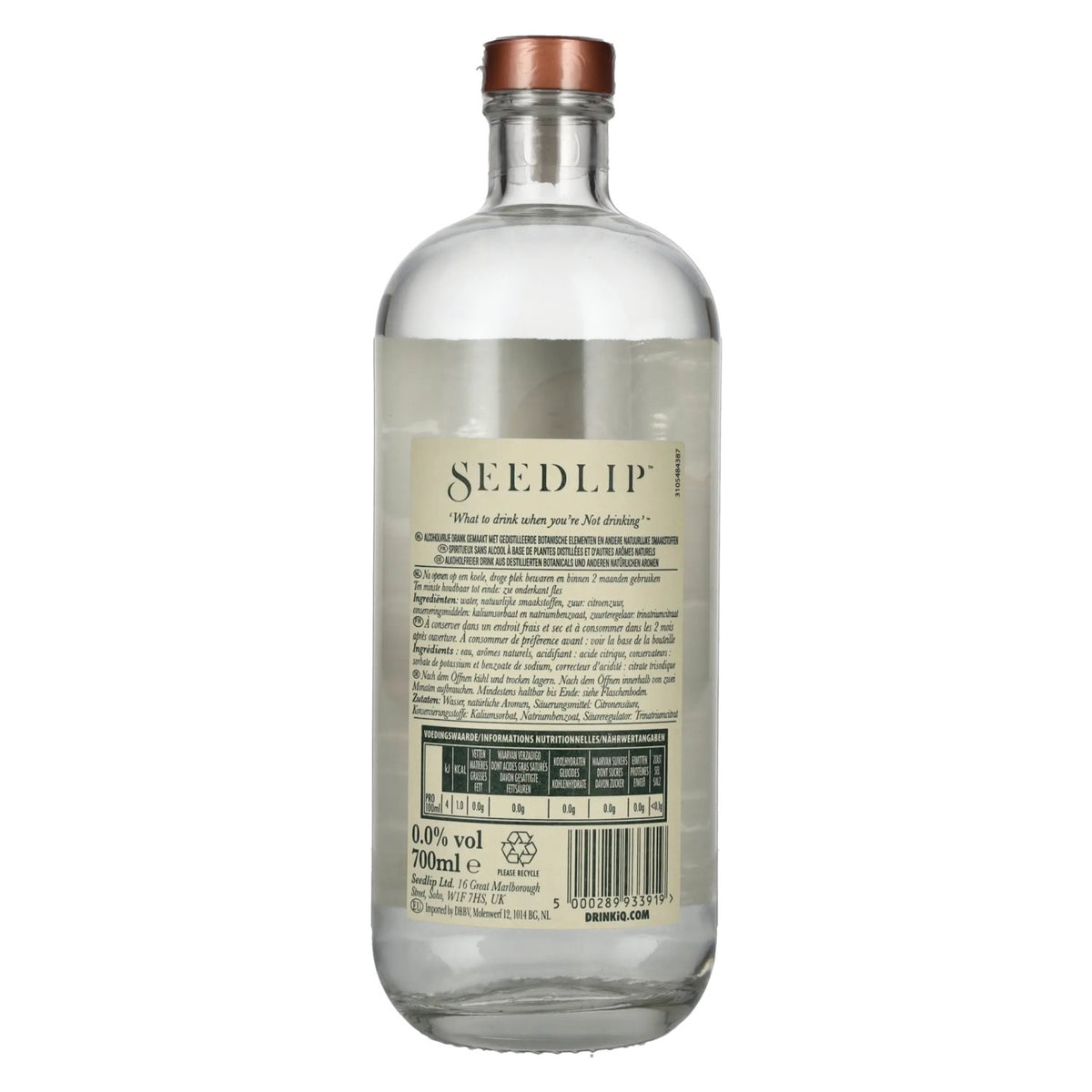 Seedlip GROVE 42 Esprit non alcoolisé 0,7l
