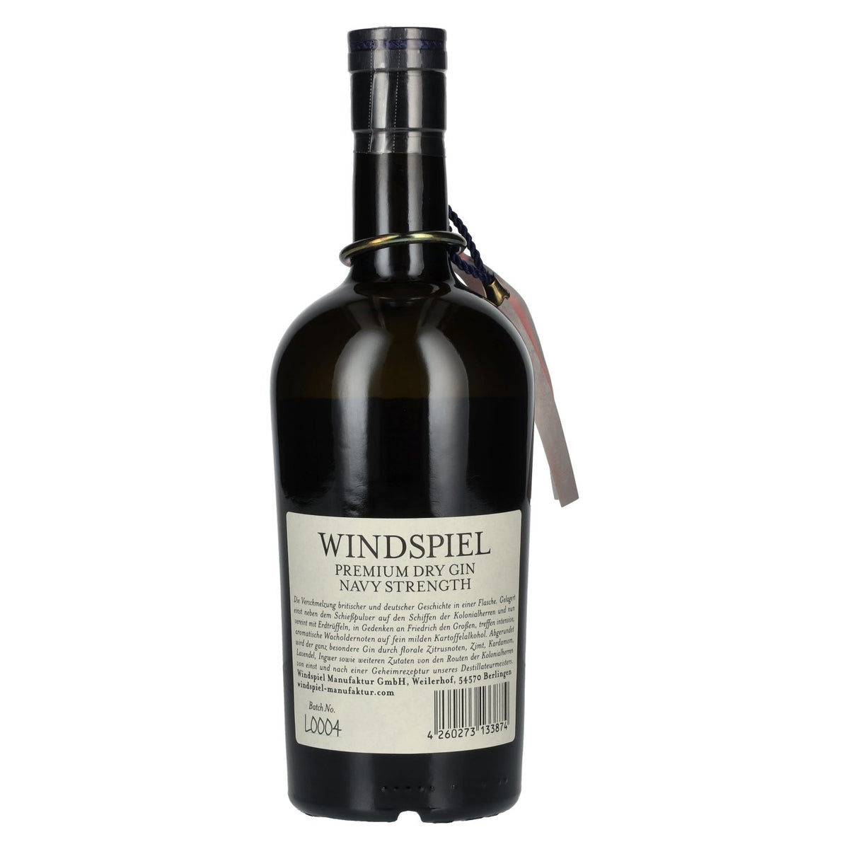 Windspiel Premium Dry Gin Navy Strength 57% Vol. 0,5l
