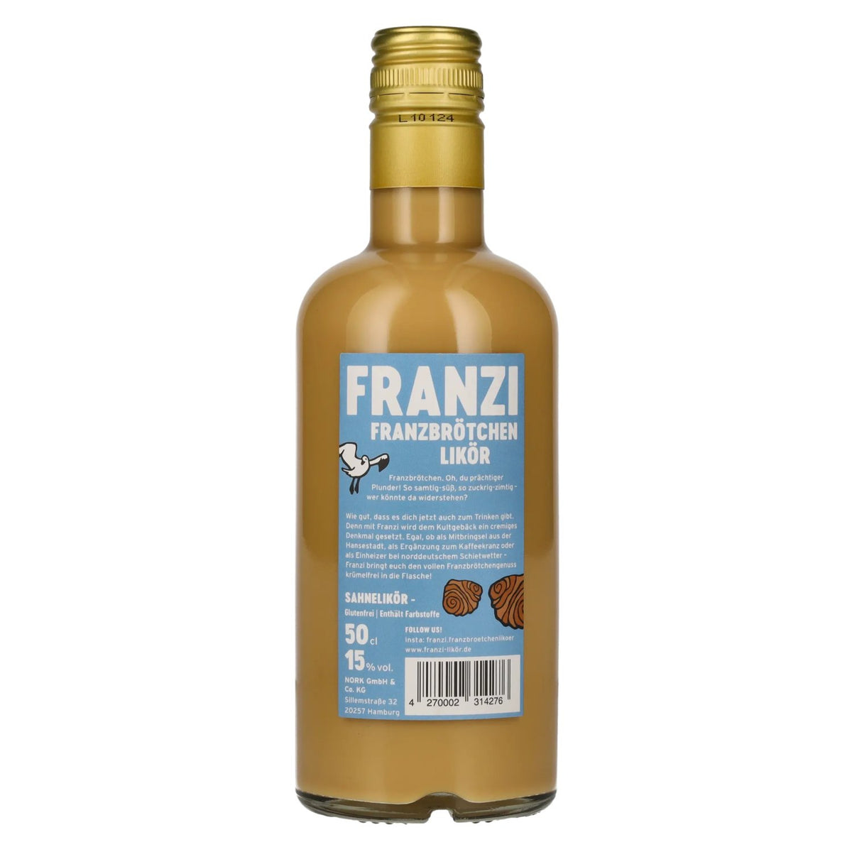 Franzi Franzbrötchen Liqueur 15% Vol. 0,5l