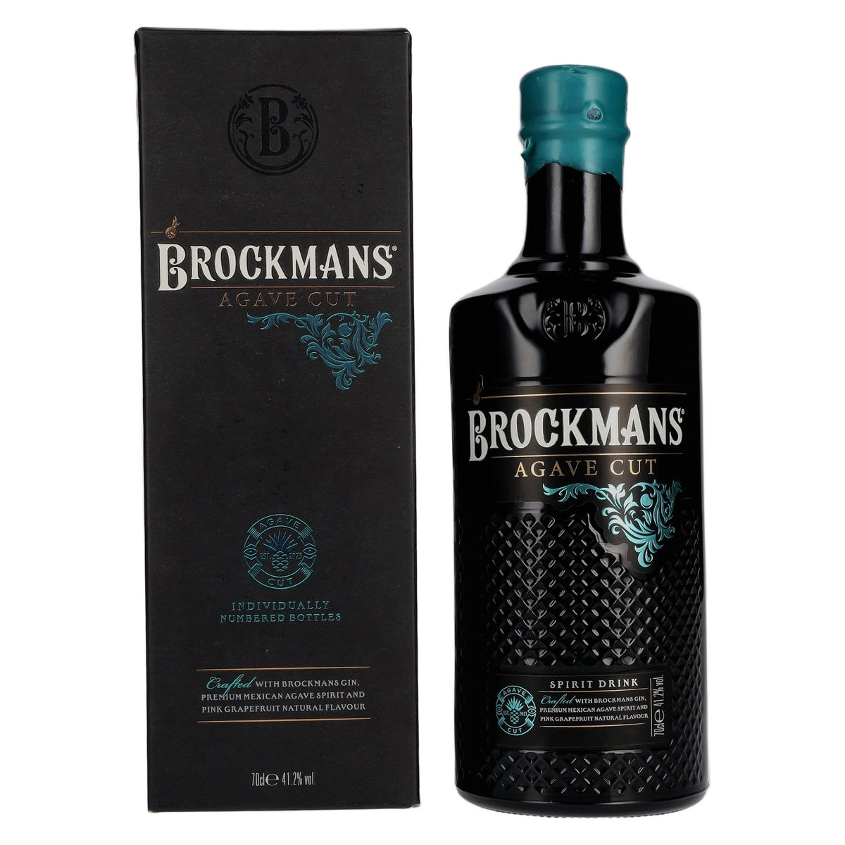 Brockmans AGAVE CUT GIN 41.2% vol. 0.7 l in a gift box