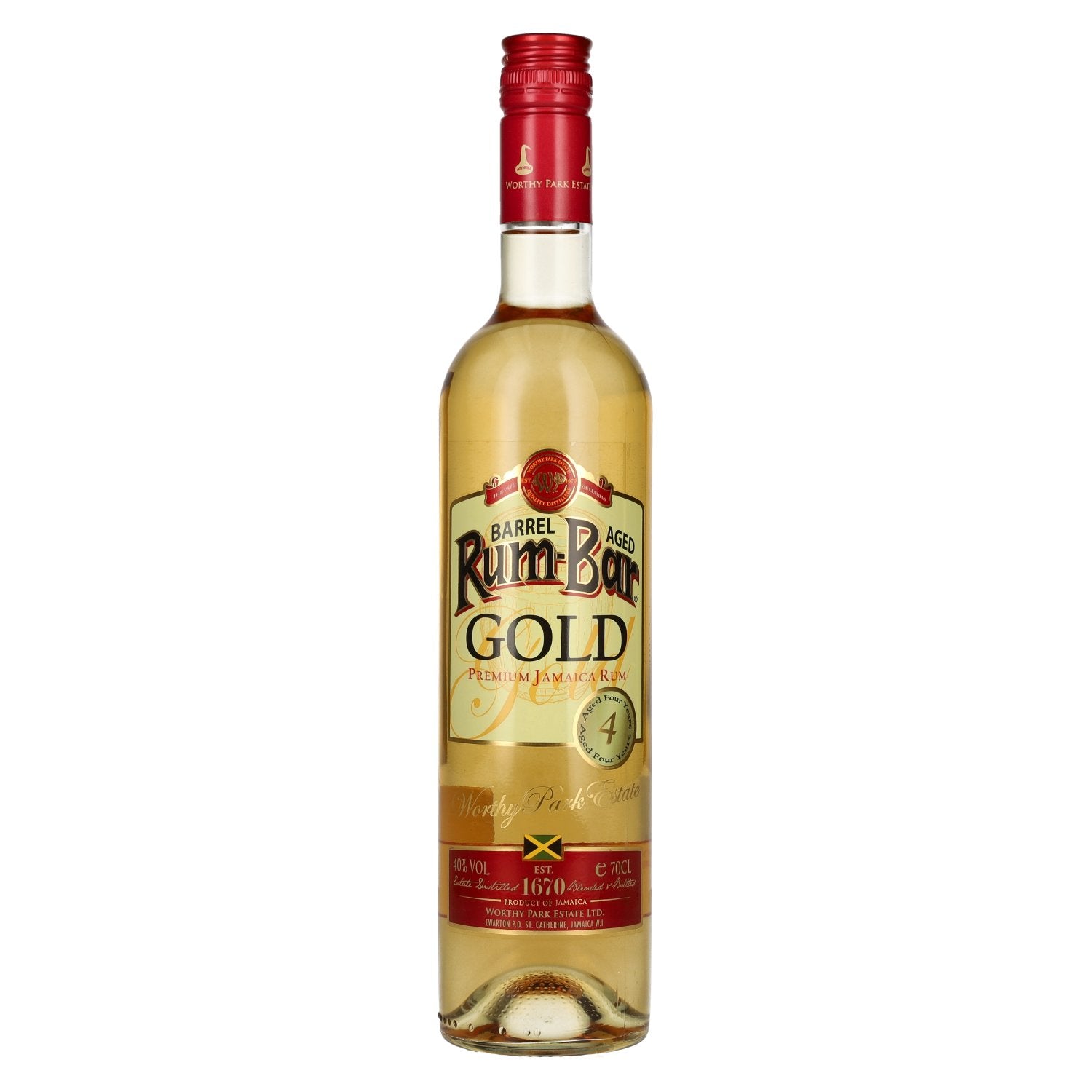 Rum-Bar Worthy Park Estate GOLD Jamaican Rum 40% ABV 0.7l