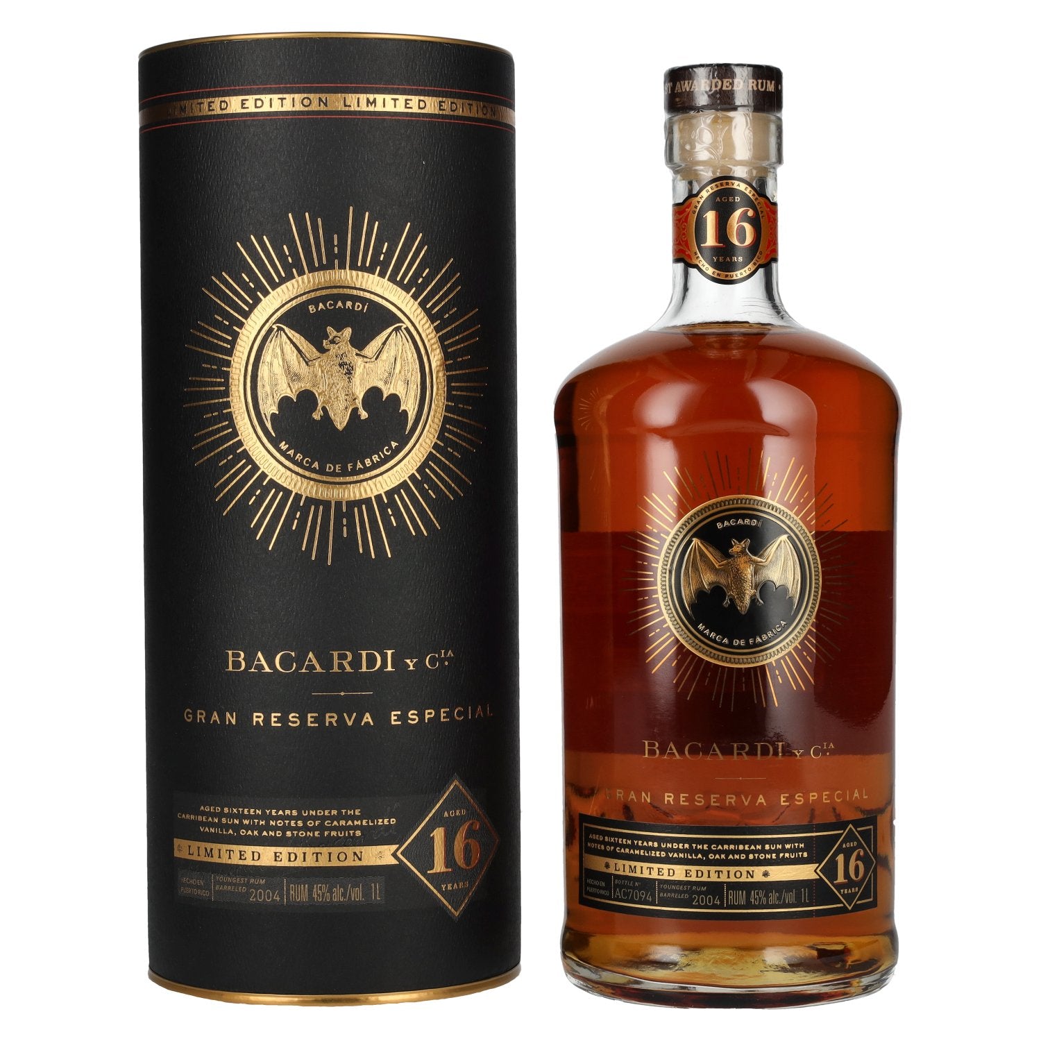 Bacardi 16 Years Old Gran Reserva Especial Limited Edition 45% vol. 1l en boîte cadeau