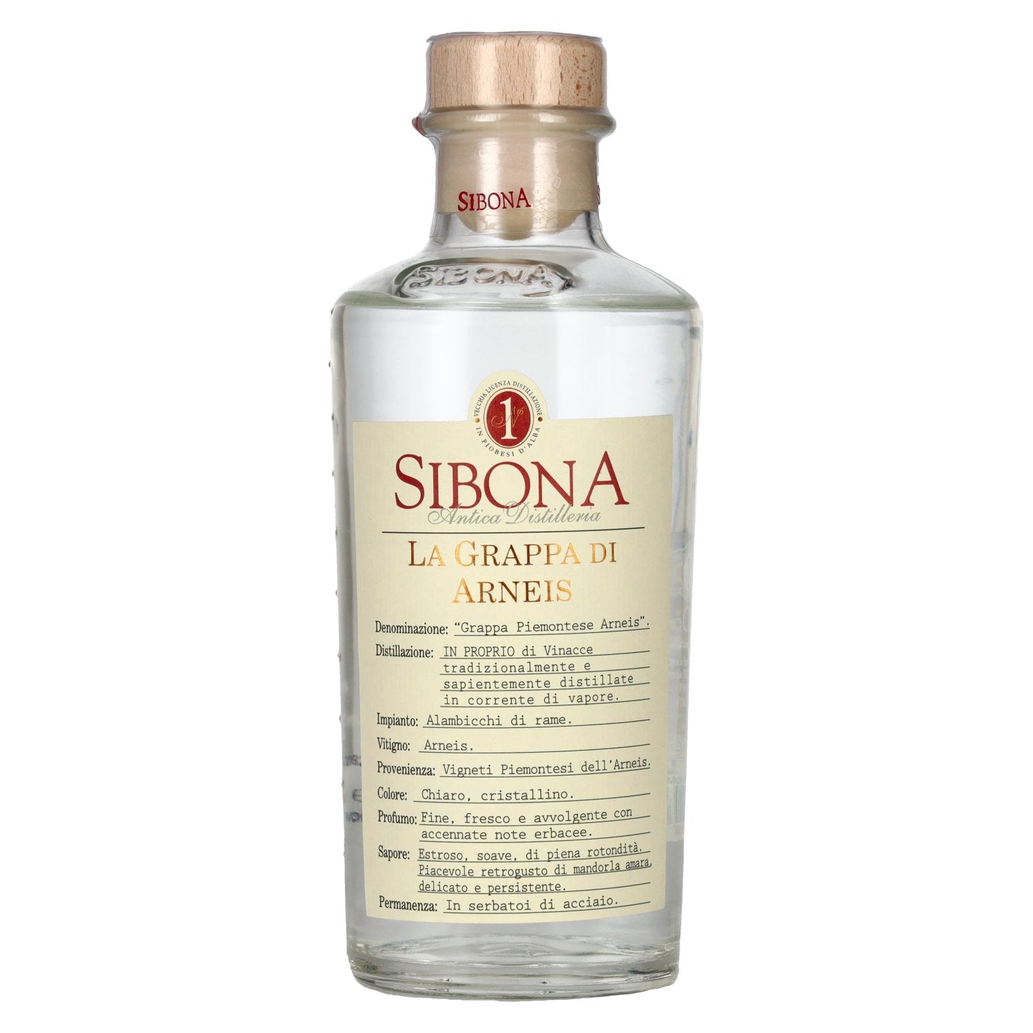 Sibona La Grappa di ARNEIS 40% Vol. 0.5l