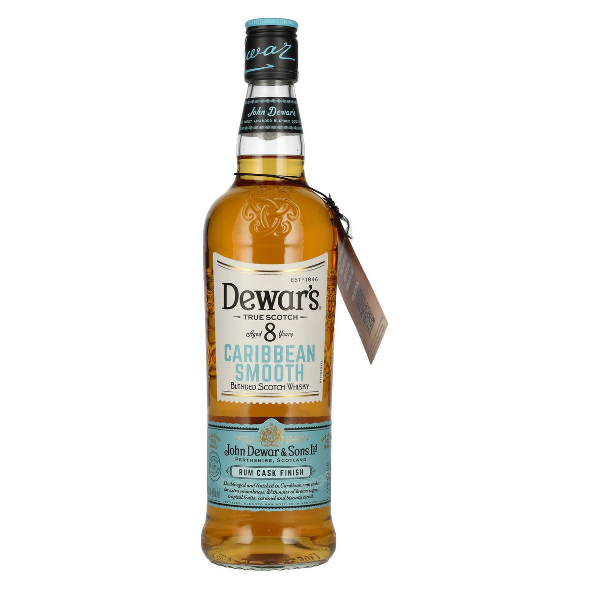 Dewar's 8 Years Old Caribbean Smooth Blended Scotch Whisky 40% Vol. 0,7l