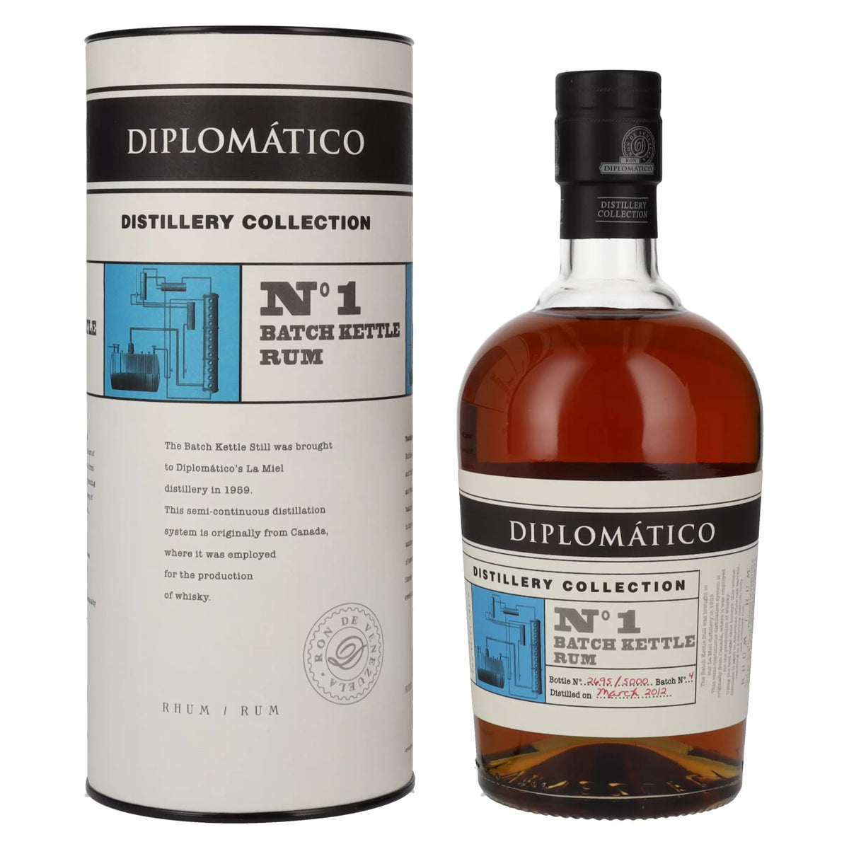 Diplomático Distillery Collection N° 1 BATCH KETTLE Rum 47% vol. 0,7l en boîte cadeau