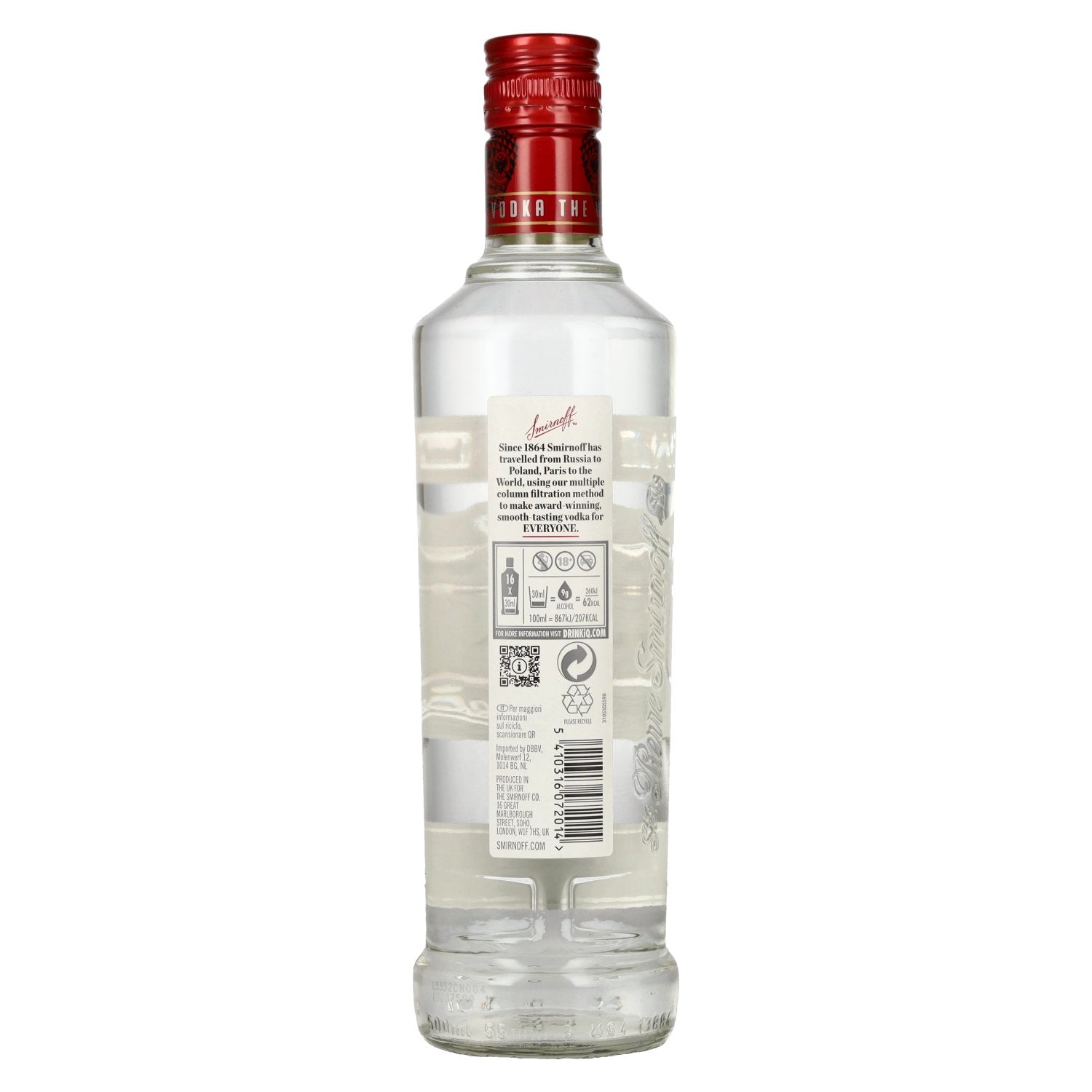 Smirnoff No. 21 Vodka 37,5% Vol. 0,5l