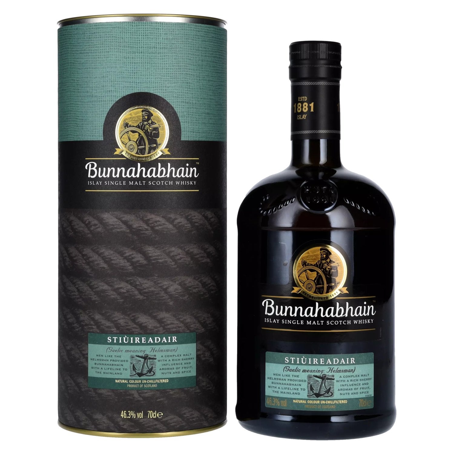 Bunnahabhain STIÙIREADAIR Islay Single Malt Scotch Whisky 46,3% vol. 0,7l en boîte cadeau