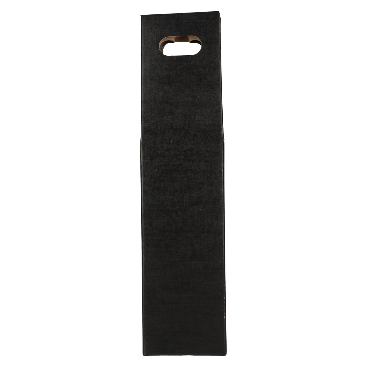 Black textured carry box, single pack, 34 cm