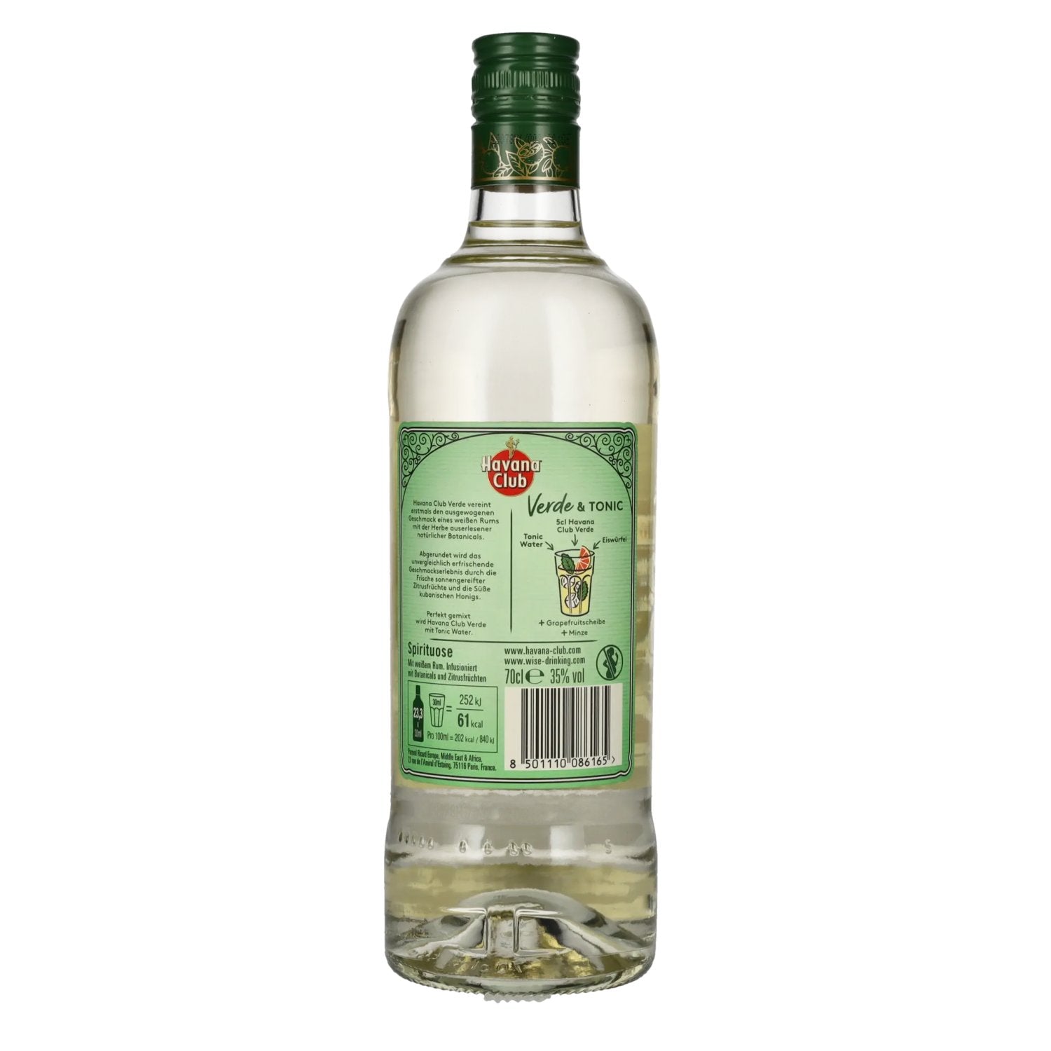 Rhum Havana Club VERDE 35% vol. 0,7l