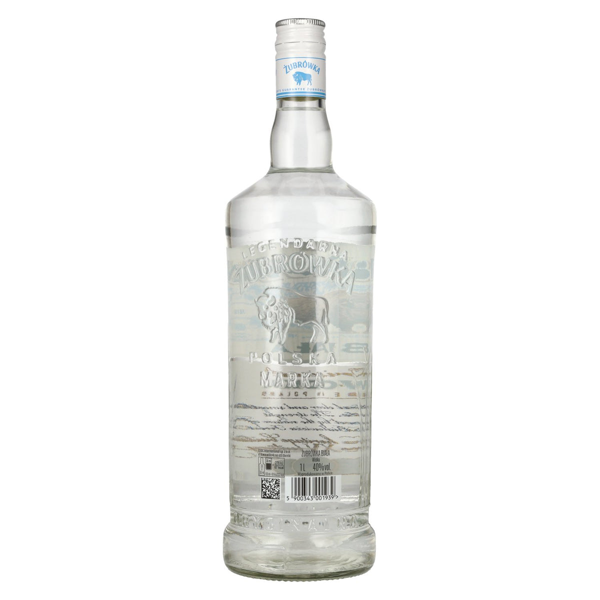 Zubrowka BIALA The Original Vodka 40% vol. 1 litre