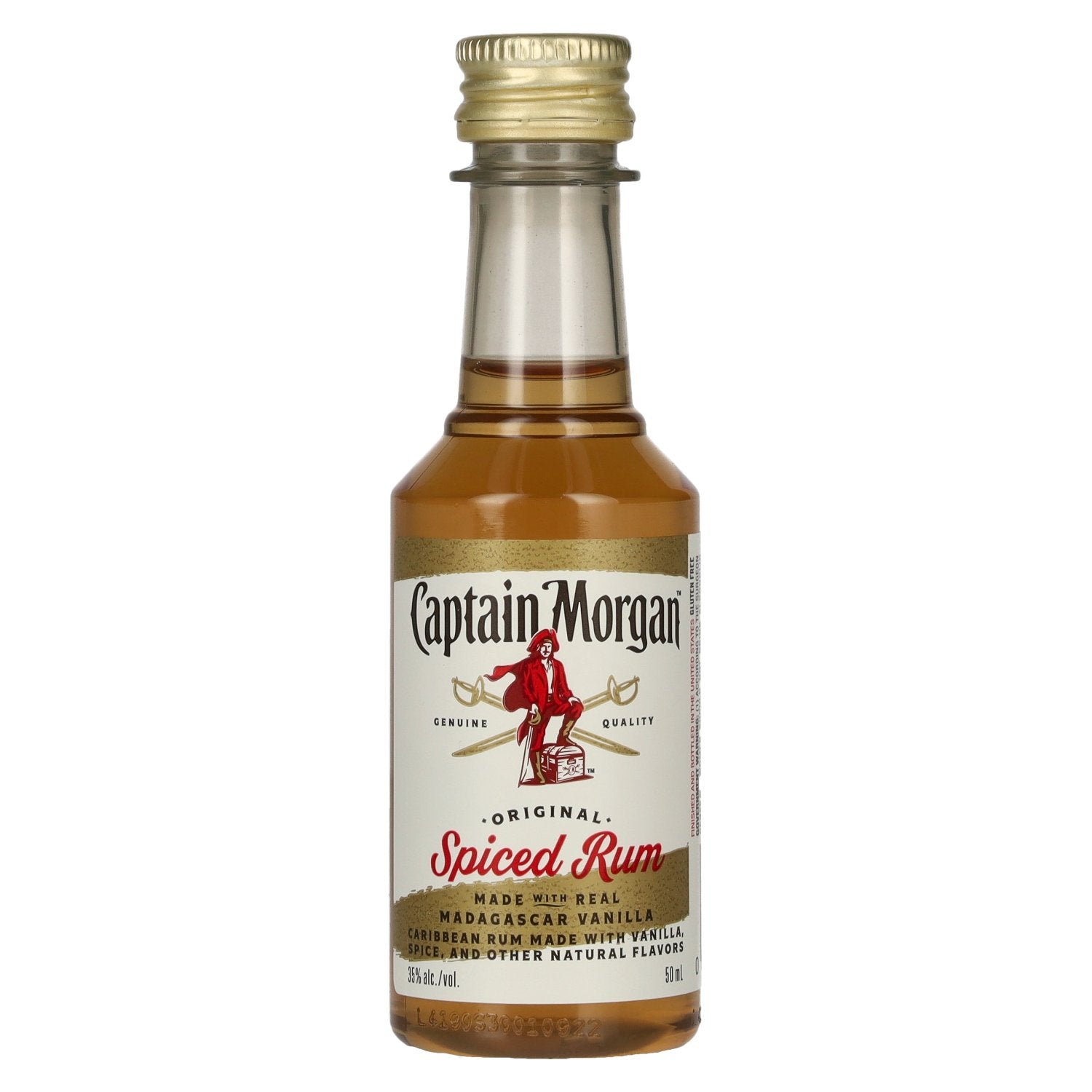 Captain Morgan Original Spiced Gold Spirit Drink 35% Vol. 0,05l PET