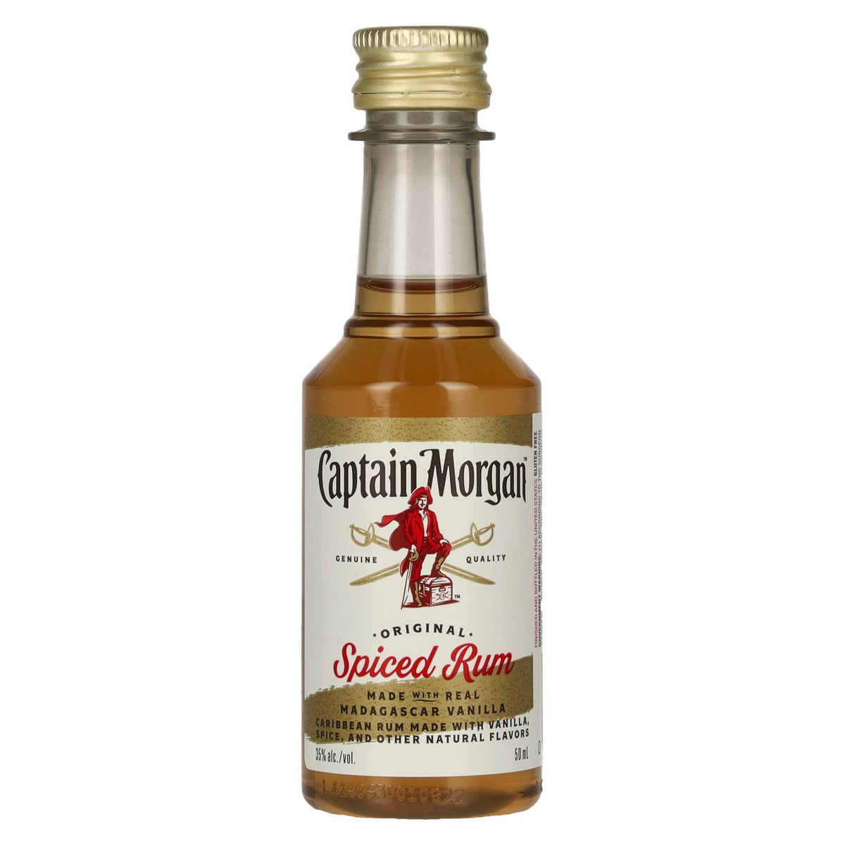 Captain Morgan Original Spiced Gold Spirit Drink 35% Vol. 0,05l PET