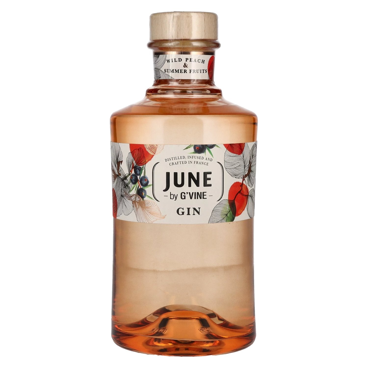 JUNE by G'Vine Gin Wild Peach &amp; Summer Fruit 37,5% Vol. 0,7l