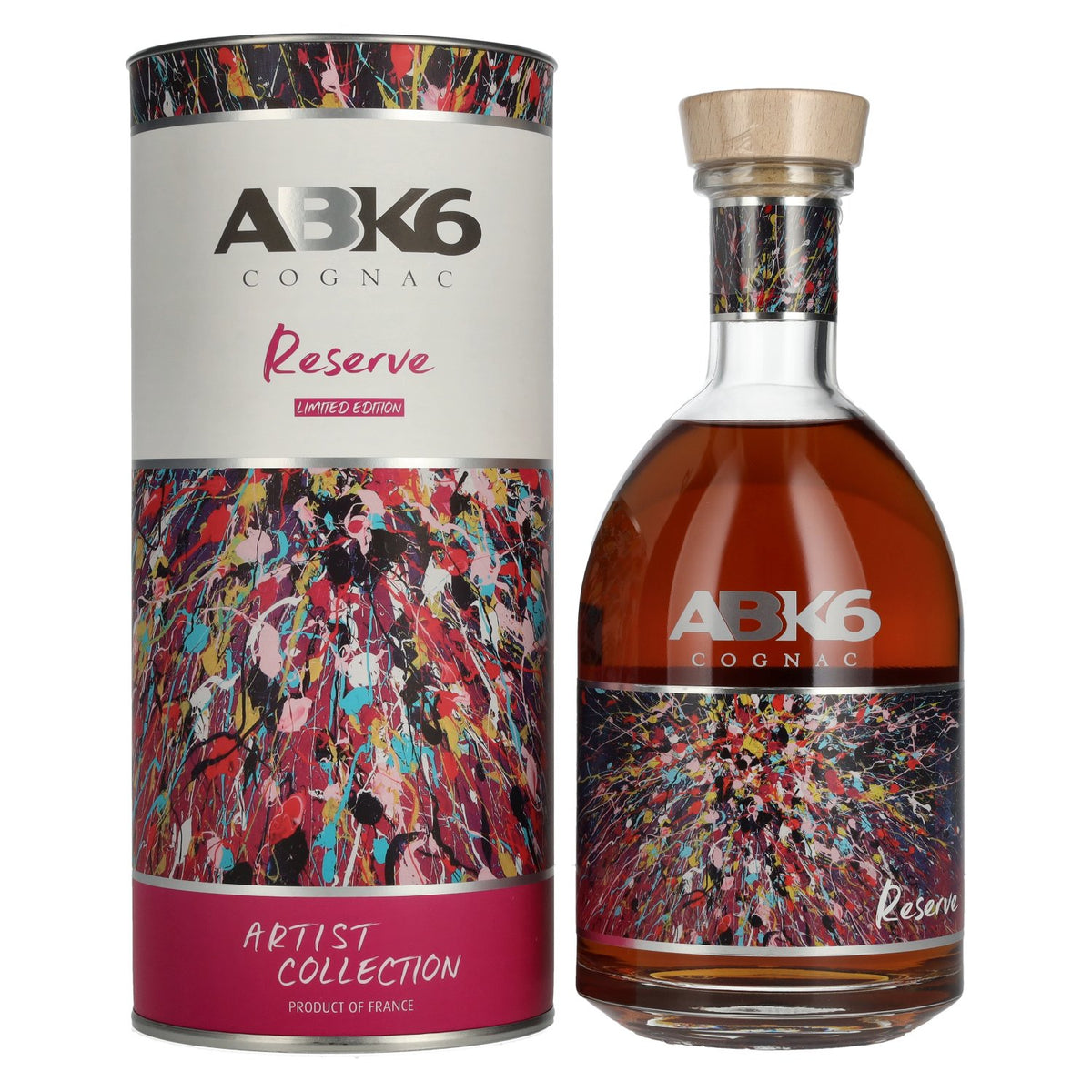 ABK6 Reserve Cognac Artist Collection N°3 Édition limitée 40 % vol. 0,7 l dans un coffret cadeau