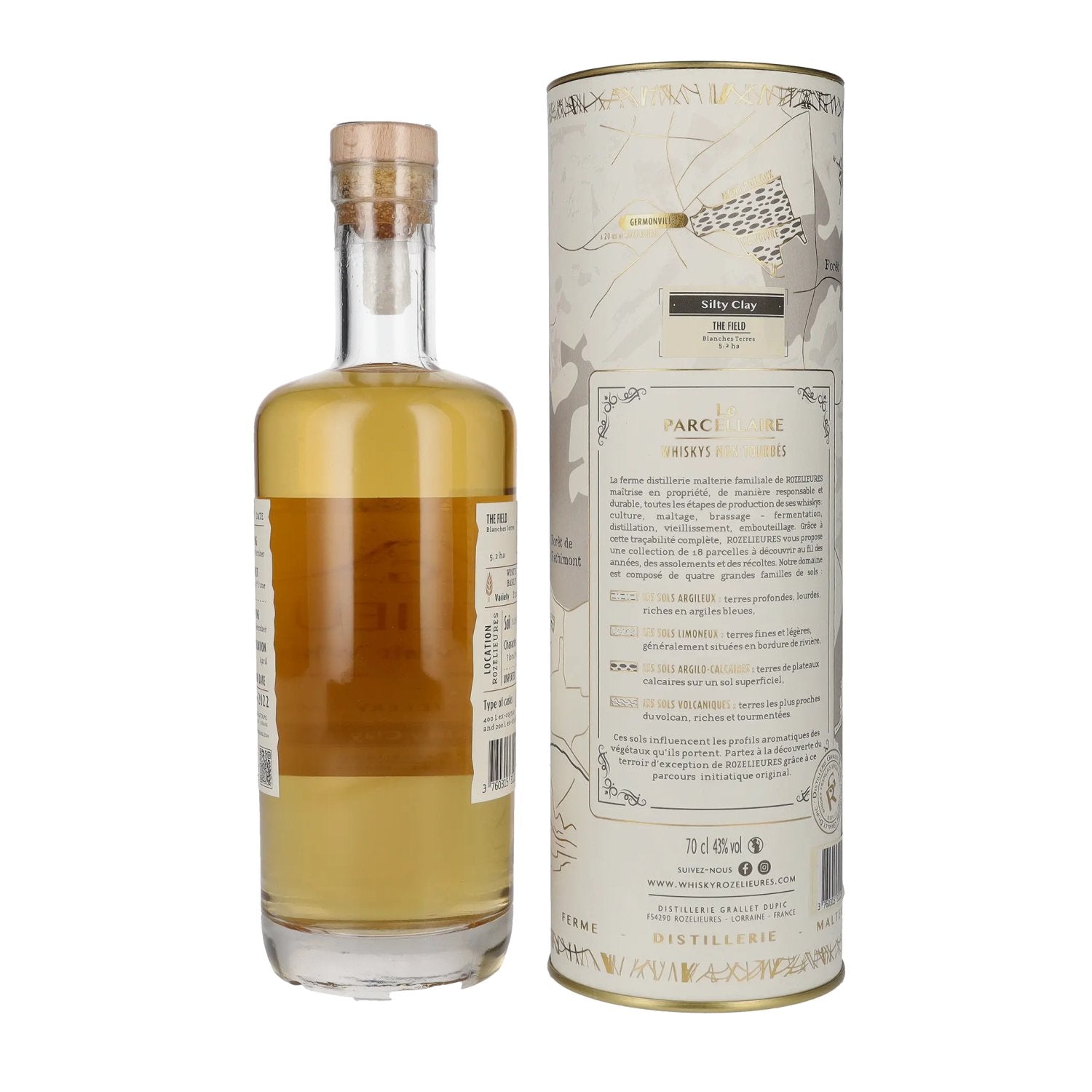 G. Rozelieures LE PARCELLAIRE Silty Clay Single Malt Whisky 43% Vol. 0,7l in gift box