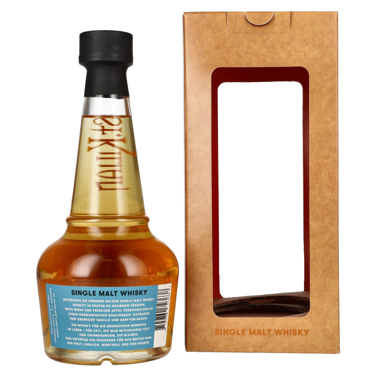 St. Kilian Unpeated Single Malt Whisky pour le meilleur PAPA du monde 46% vol. 0,5l en boîte cadeau