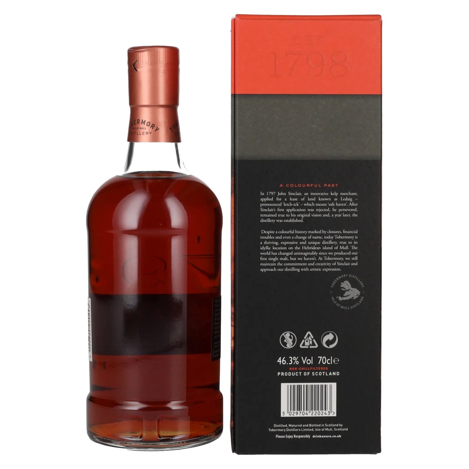 Ledaig SINCLAIR SERIES Rioja Cask Finish 46,3% Vol. 0,7l in Geschenkbox