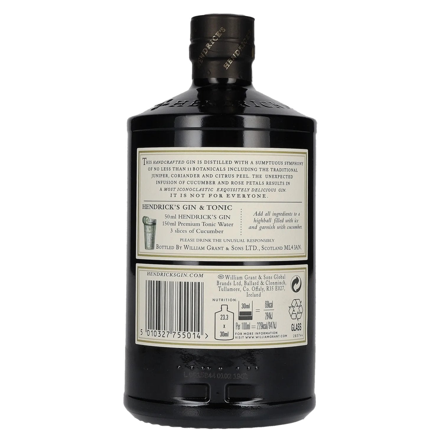 Hendrick's Gin 41,4% Vol. 0,7l