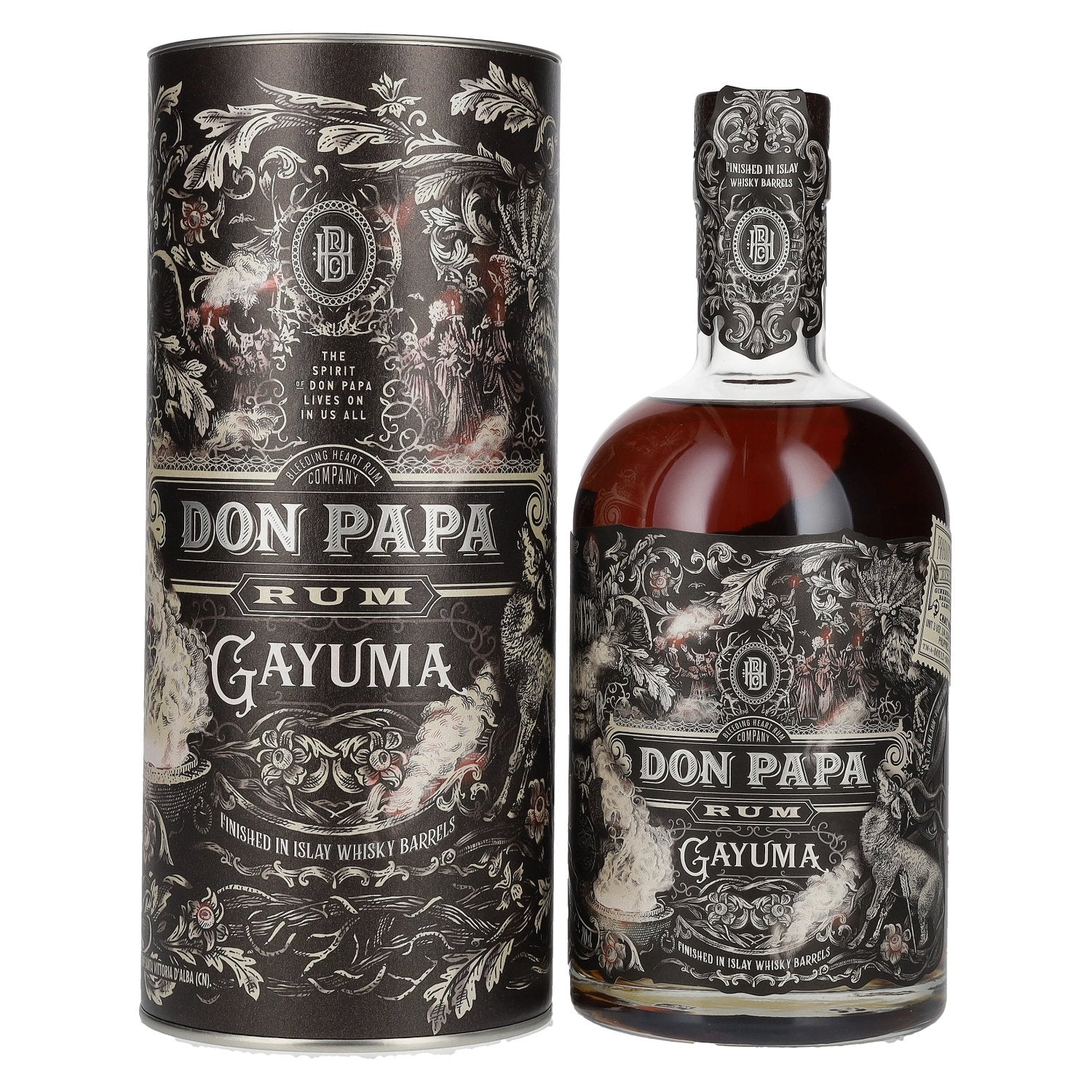 Don Papa GAYUMA Rum 40% Vol. 0,7l en boîte cadeau