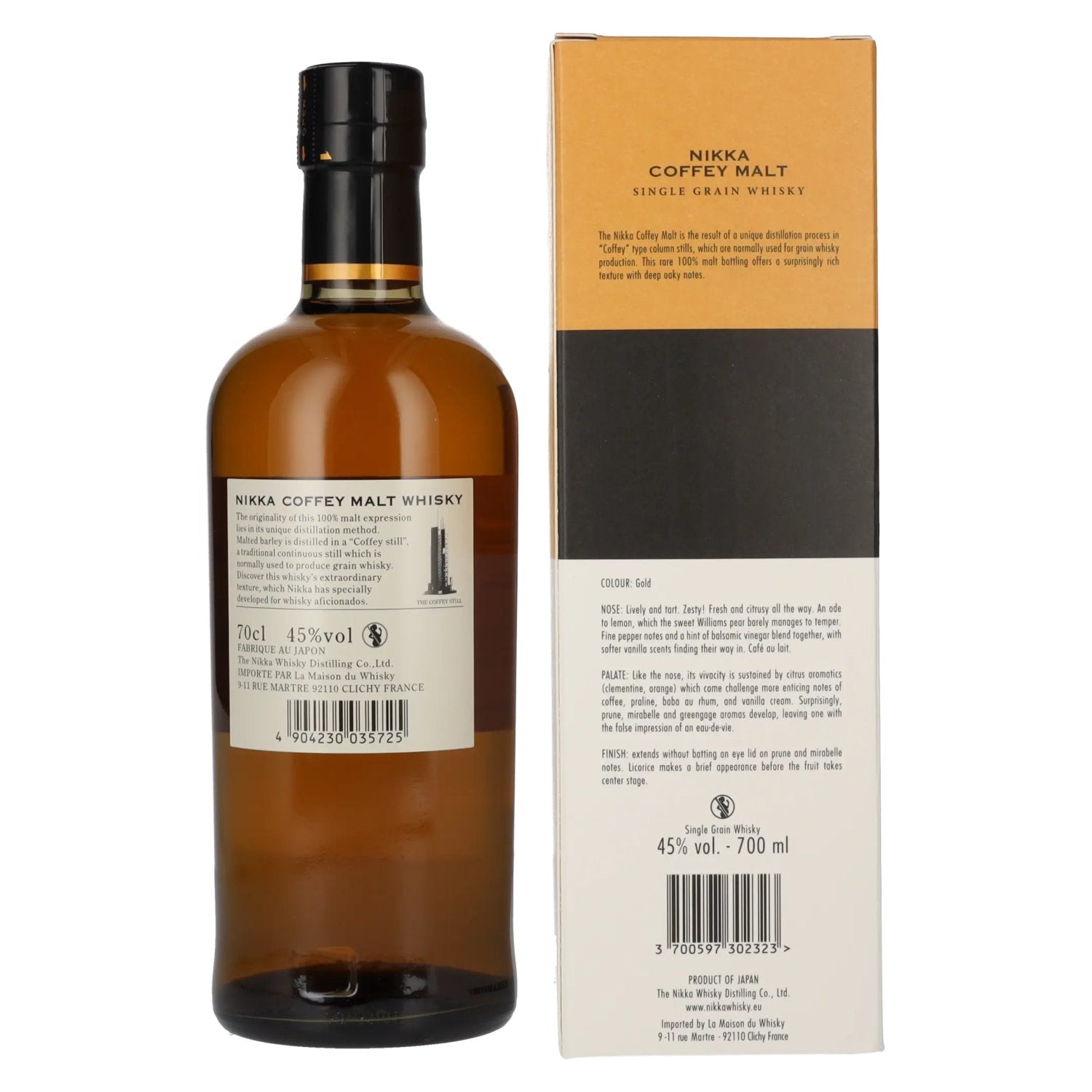 Nikka Coffey Malt Whisky 45% Vol. 0,7l in Geschenkbox