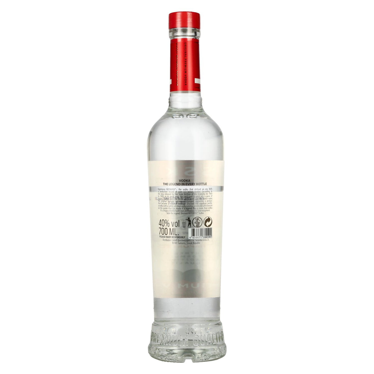 Russkaya Premium Vodka 40% Vol. 0,7l