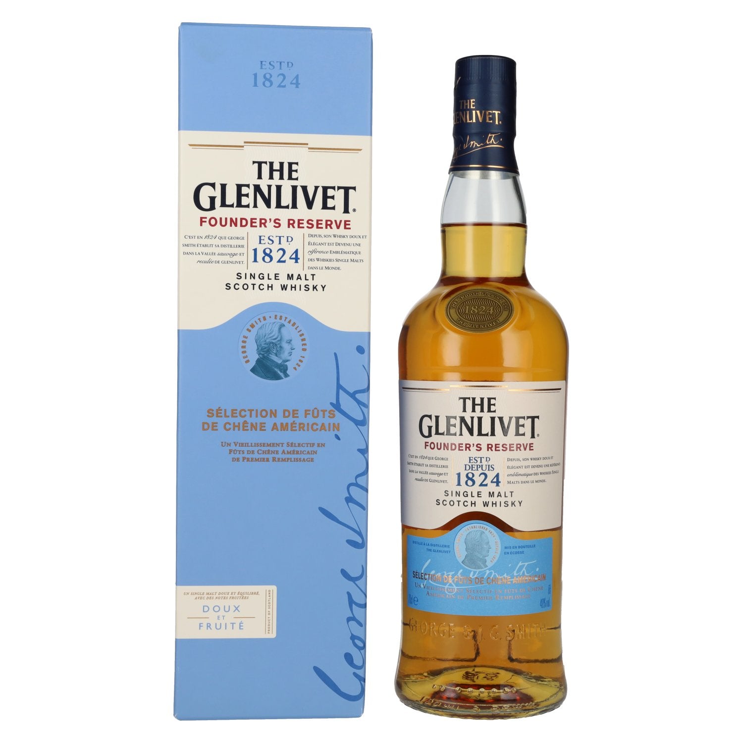The Glenlivet FOUNDER'S RESERVE Sélection de Fûts de Chêne Américain 40% Vol. 0,7l in Geschenkbox