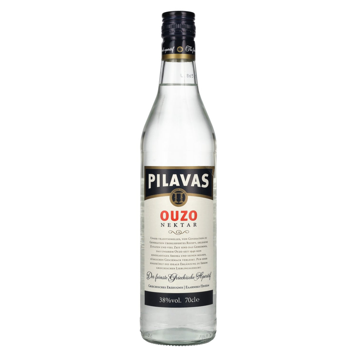 Ouzo Nectar Pilavas 38% Vol. 0,7l