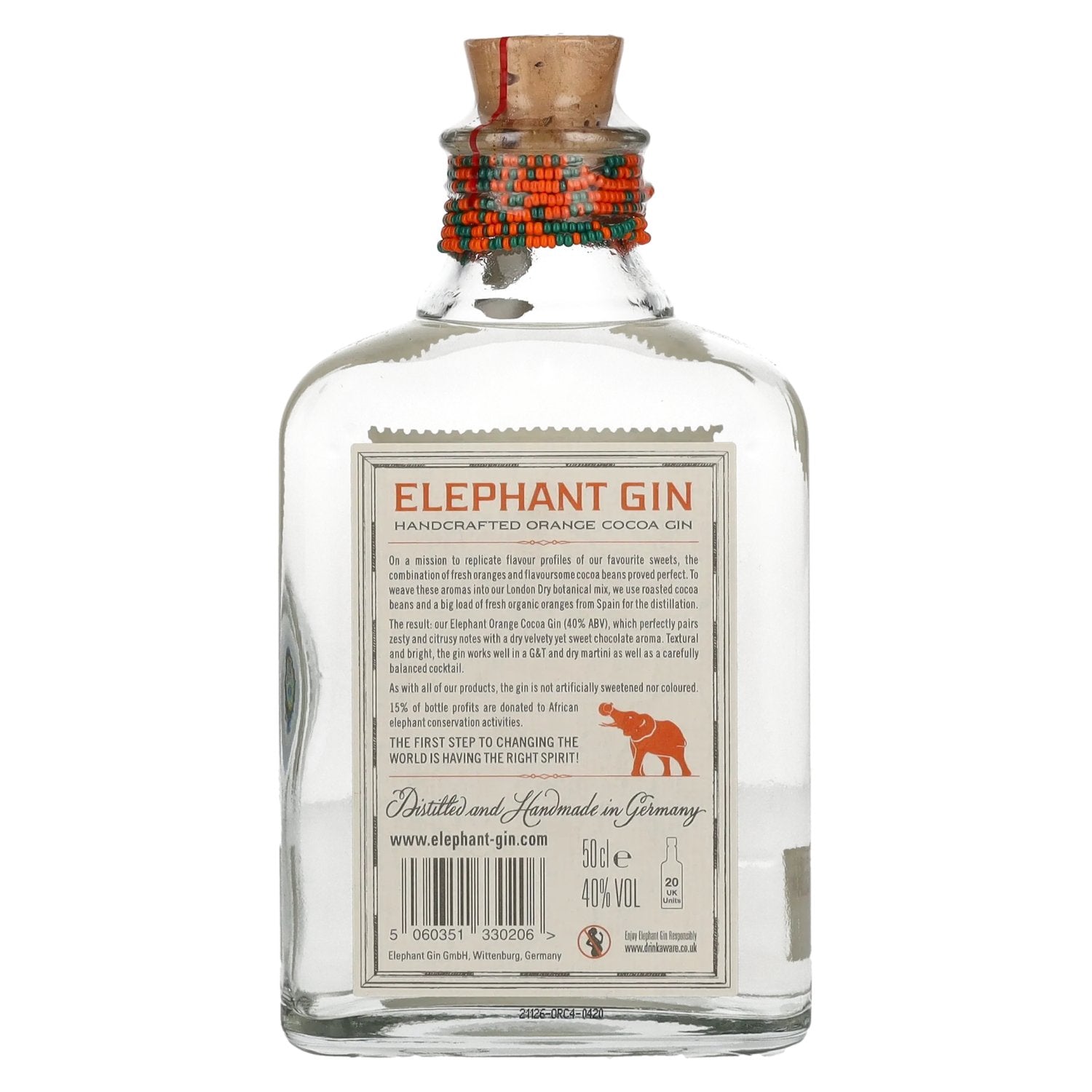 Elephant Gin Orange & Cocoa 40% Vol. 0,5l