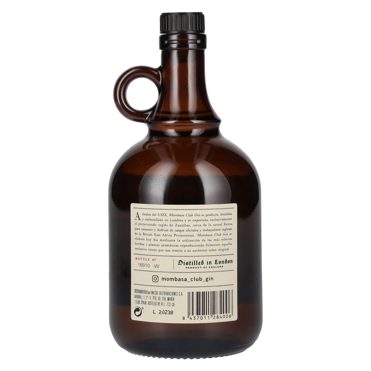 Mombasa Club London Dry Gin 41,5% Vol. 0,7l