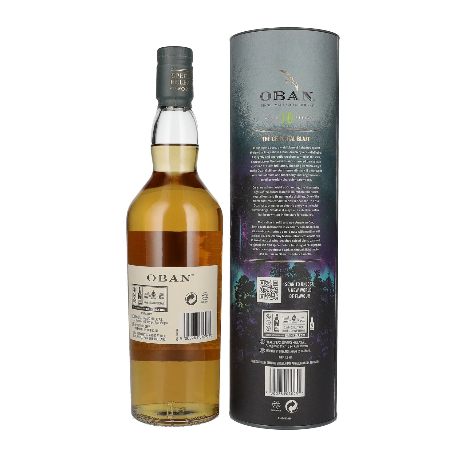 Oban 10 Years Old Single Malt Special Release 2022 57,1% Vol. 0,7l in gift box